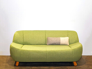 Wall Mural - Green couch inside room