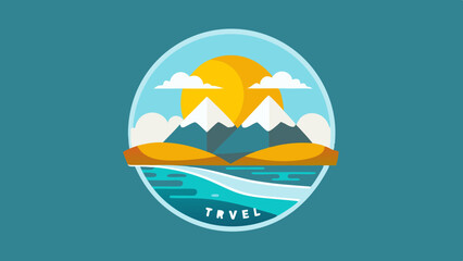 Sticker - summer beach icon