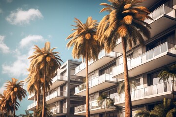 Wall Mural - Modern Palms Stylish Lightbox Apartments by the Oasis.jpeg