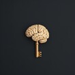 © AmazingArt - Abstract depiction of a key unlocking a brain, answers, unlocking potential