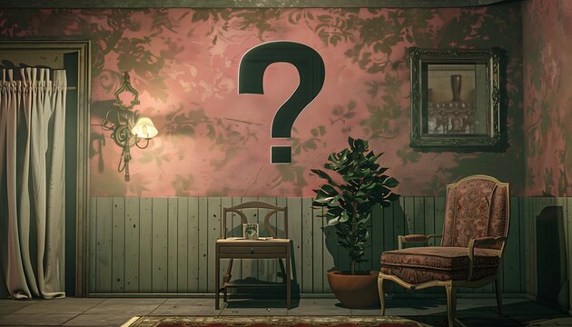 question mark and marks