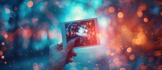Wall Mural - Holding a Memory of a Colorful Night