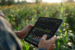 © Suriyo - Tablet interface for smart agricultural risk management