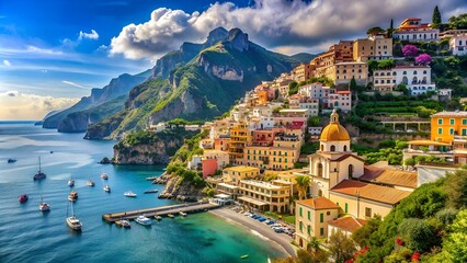 stunning Amalfi coast. Italy