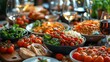 © foggycloud - Table with fresh vegetables and pasta