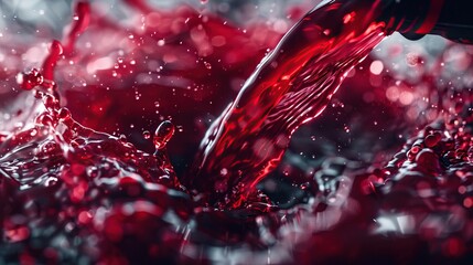 Sticker - Red Wine Splash