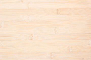 Natural wooden desk texture background, Top view. Abstract top bar table wood bamboo pattern nature. Design wall vintage interior kitchen. Bamboo skin cutting board empty for displaying products.