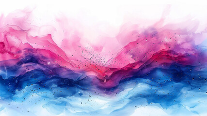 Wall Mural - Abstract watercolor background. Digital art painting. Vector Illustration.