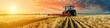 © Da - Autumn Harvest Scene with Agricultural Technology and Labor Day Celebration, Featuring Farmers Working Outdoors with Rice and Wheat, Highlighting Increased Grain Production and Healthy Eating, AI-Gene