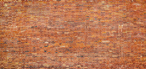 Wall Mural - loft brick wall as wallpaper, old masonry texture