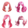 © Brian - pink wig isolated transparent png