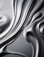 Wall Mural - Liquid metallic texture
