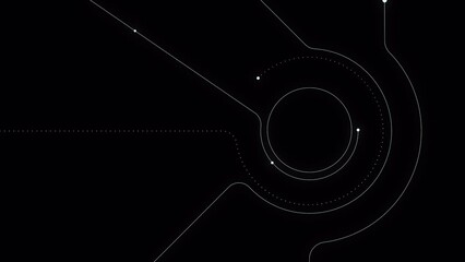 Aufkleber - PNG Alpha.Abstract digital dot line particle data background connecting technology concept.