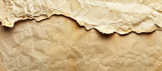 Aufkleber - Creased and torn vintage paper background with copy space image for posters and frames.