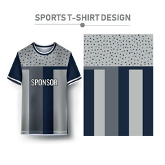 Wall Mural - Soccer jersey design for sublimation