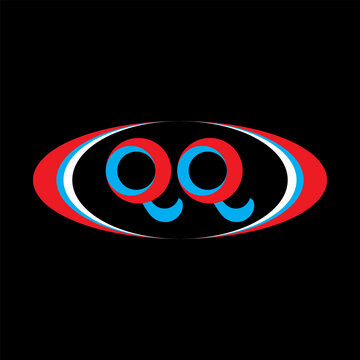 QQ Letter Logo Design. QQ Creative letter logo design vector, QQ Letter Initial Logo Design.