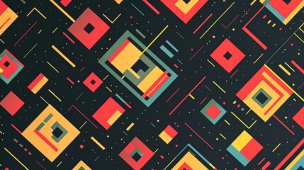 Wall Mural - Futuristic background pattern for ai-powered debt settlement company