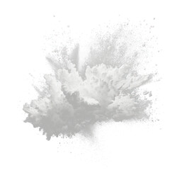 Wall Mural - png exploding white powder effect, transparent background ai generated image by rawpixel