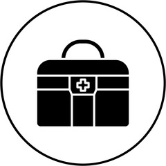 Wall Mural - First aid kit Icon