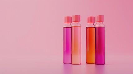 Wall Mural - cosmetic chemical compound in test tube