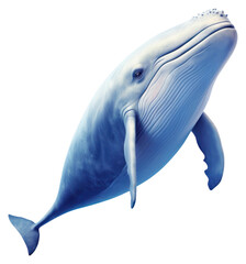 Sticker - PNG Whale animal mammal fish.