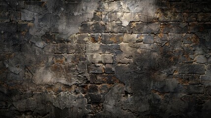 Background of a weathered wall with a brick grunge look