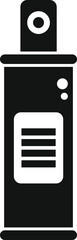 Poster - Black and white icon representing an electronic cigarette, highlighting the design and technology of vaping devices