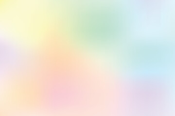 Poster - Abstract soft light gradient background in pastel rainbow color