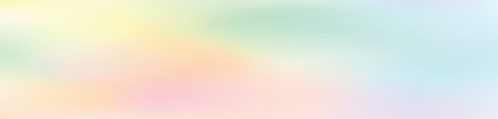 Poster - Abstract soft light gradient background in pastel rainbow color