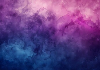 Wall Mural - Abstract Watercolor Texture with Purple and Blue