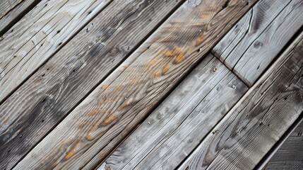 Canvas Print - Close up diagonal texture of wooden backdrop