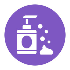 Poster - Cleansing Foam vector icon. Can be used for Skincare iconset.