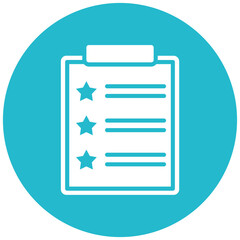 Poster - Feedback Form vector icon. Can be used for Contact Us iconset.