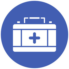 Poster - Health Kit vector icon. Can be used for Hajj Pilgrimage iconset.