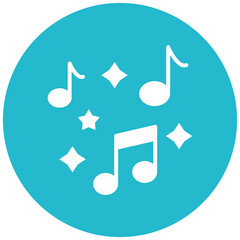 Wall Mural - Music vector icon. Can be used for Art and Craft Supplies iconset.