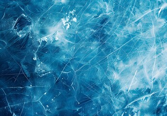 abstract blue ice texture background
