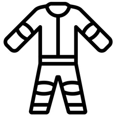 Sticker - Coveralls vector icon illustration of Home Improvements iconset.