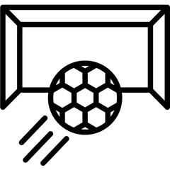 Canvas Print - Goalie vector icon illustration of Soccer iconset.