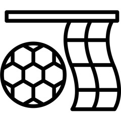 Sticker - Offside Flag vector icon illustration of Soccer iconset.