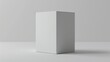 © Zaleman - There is a white background surrounding the copy space on a tall white product box.