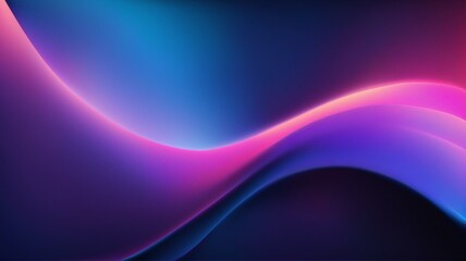 Fototapete - A mesmerizing abstract artwork showcasing the dynamic interplay of vibrant colors in a flowing gradient. The smooth curves and seamless transitions create a sense of energy, movement, and depth.