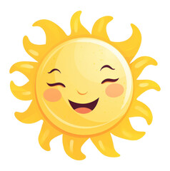 Sticker - PNG Sun png face sky anthropomorphic.