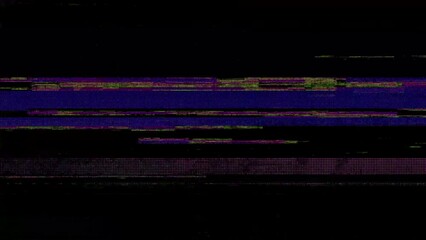 Poster - tv static noise old glitch effect digital background