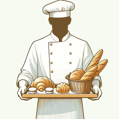 Wall Mural - baker-vector Adobe Illustrator Artwork