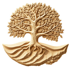 Sticker - PNG Wood creativity pattern bonsai.