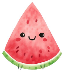 Sticker - PNG Watermelon fruit plant food.