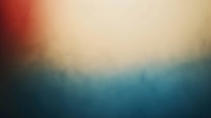 Poster - Abstract gradient background with blue and orange.