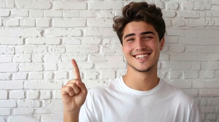 Wall Mural - The Smiling Young Man
