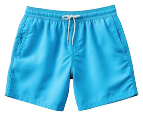 Canvas Print - PNG Shorts blue white background undergarment.