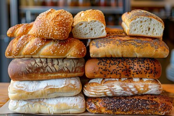 Poster - Assortment of Freshly Baked Bread